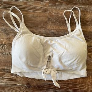 Free press tie sports bra